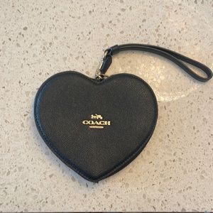Coach Heart Wristlet